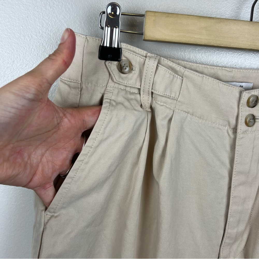 Madewell Harlow Wide Leg Pants in Cream size 6 - Picture 5 of 12